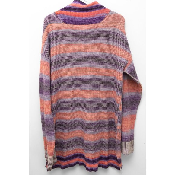 Anthropologie Daily Practice Franconia Half-Zip Sweater Tunic Multicolor Large - Picture 2 of 6